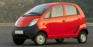 esportazione Tata Nano
