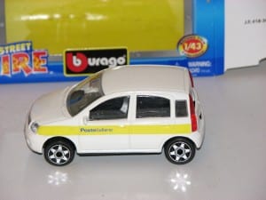 fiat-panda-posta modellino fiat panda della posta
