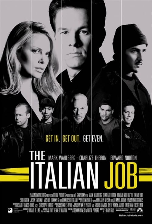locandina film the italian job
