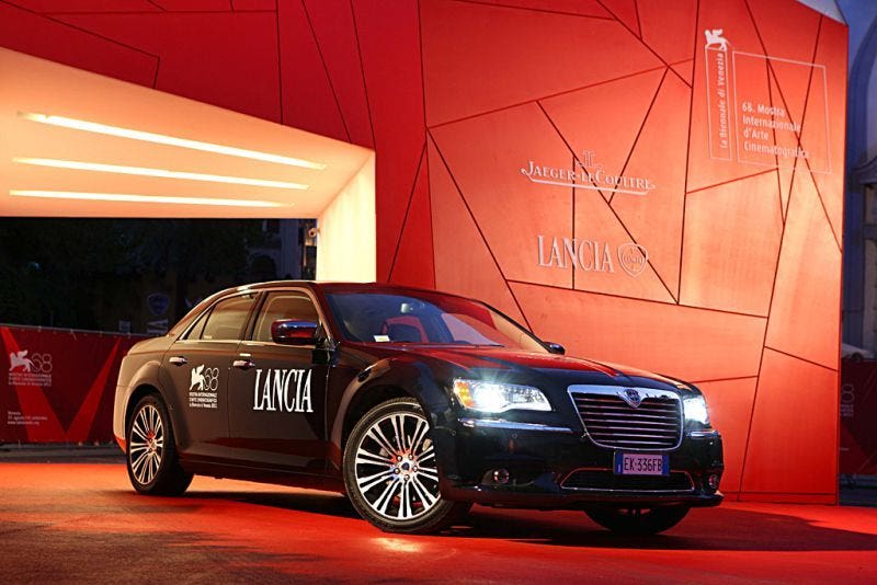 Lancia Thema al cinema di Venezia