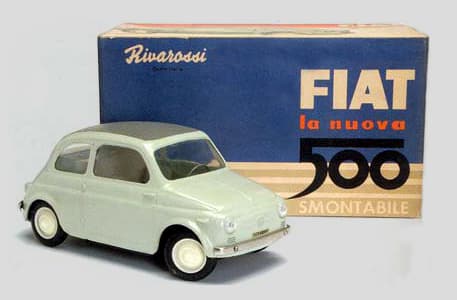 modellino fiat 500 rivarossi