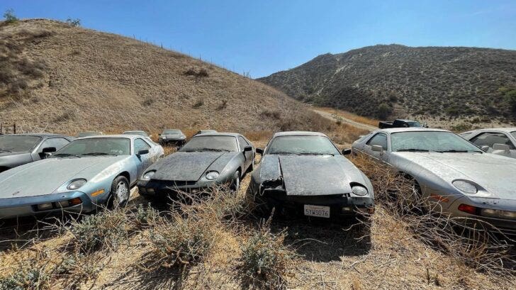 Porsche 928 Abbandonate