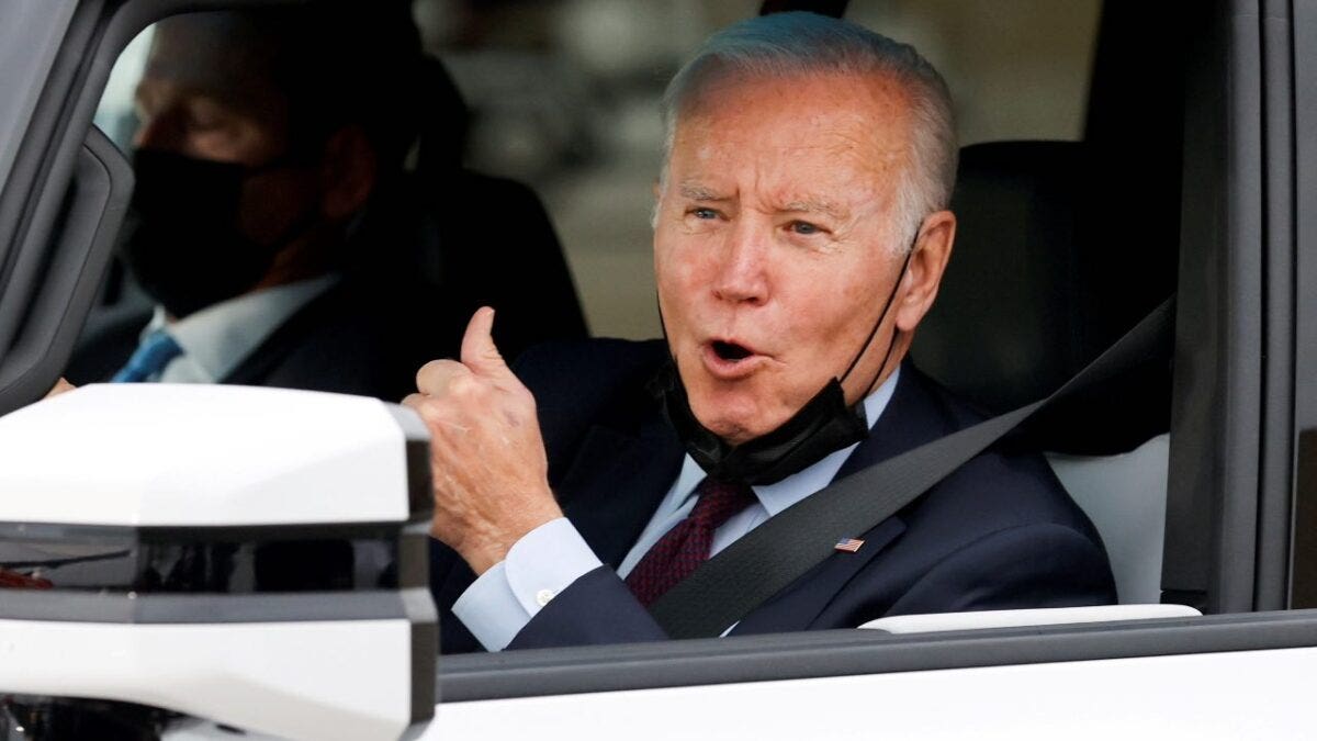 Hummer EV Biden