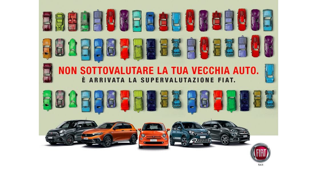 fiat supervalutazione usato