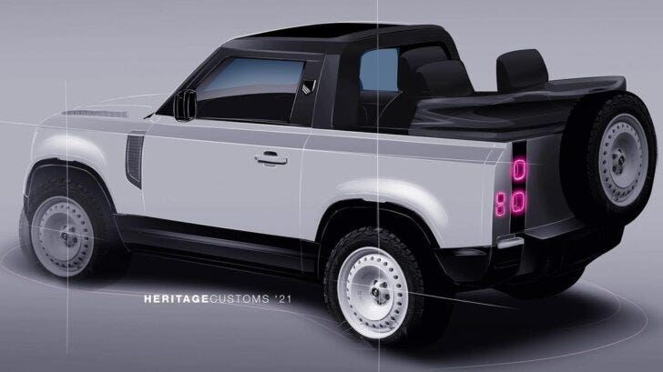 Land Rover Defender Convertible