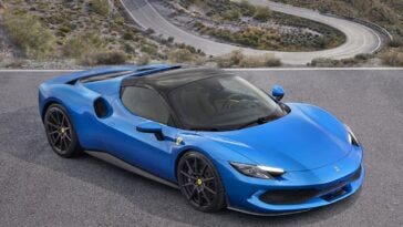 296 GTS blu