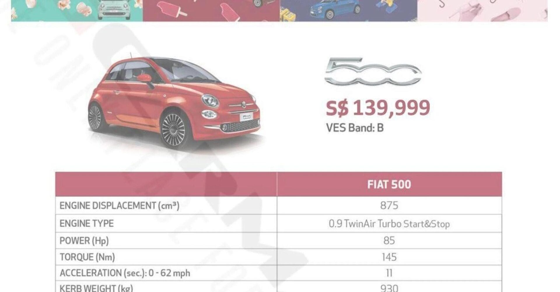 Fiat 500 Singapore