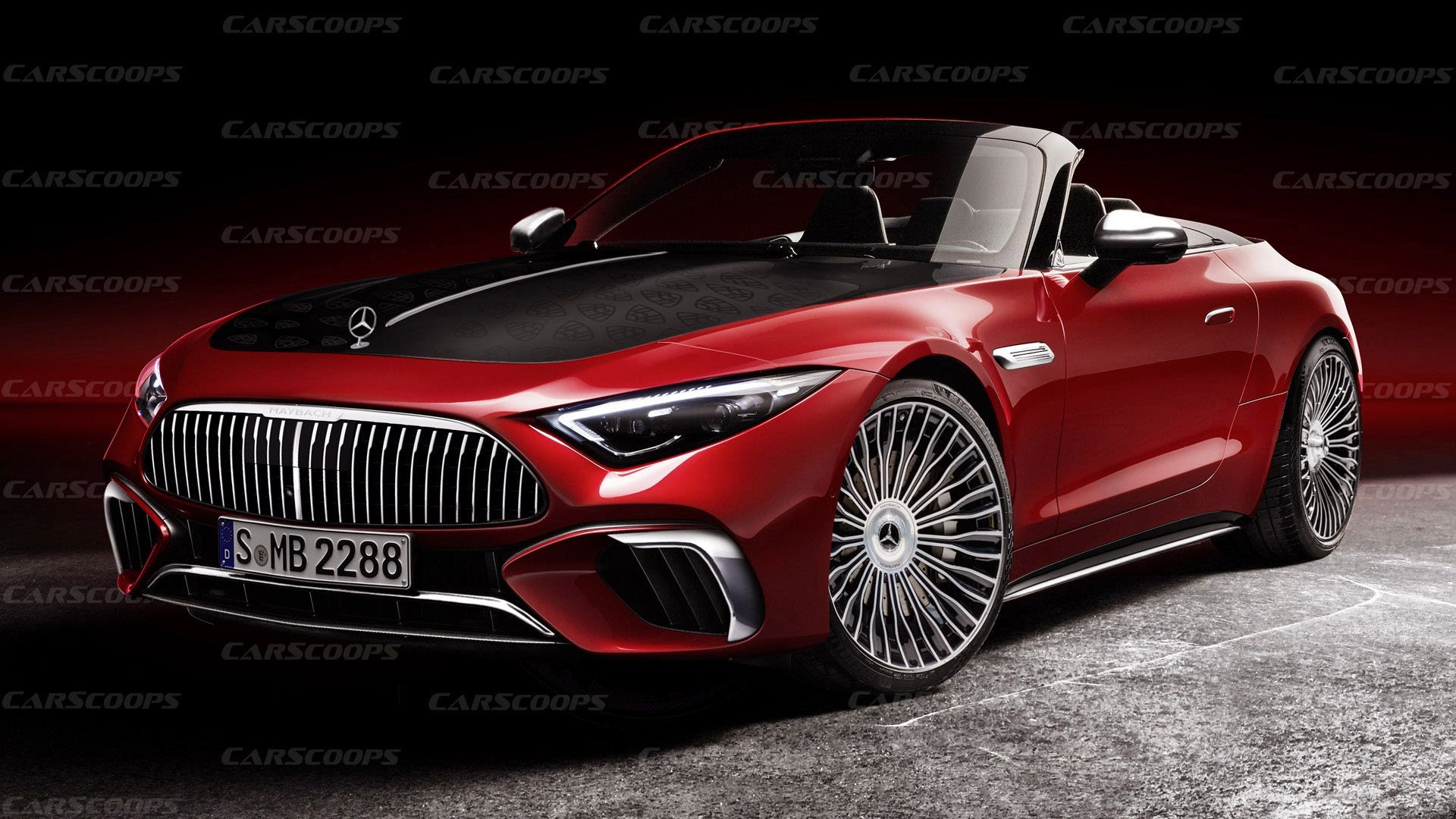 Nuova Mercedes-Maybach SL render