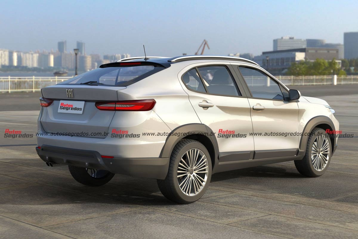 Fiat Fastback 2023 progetto digitale render