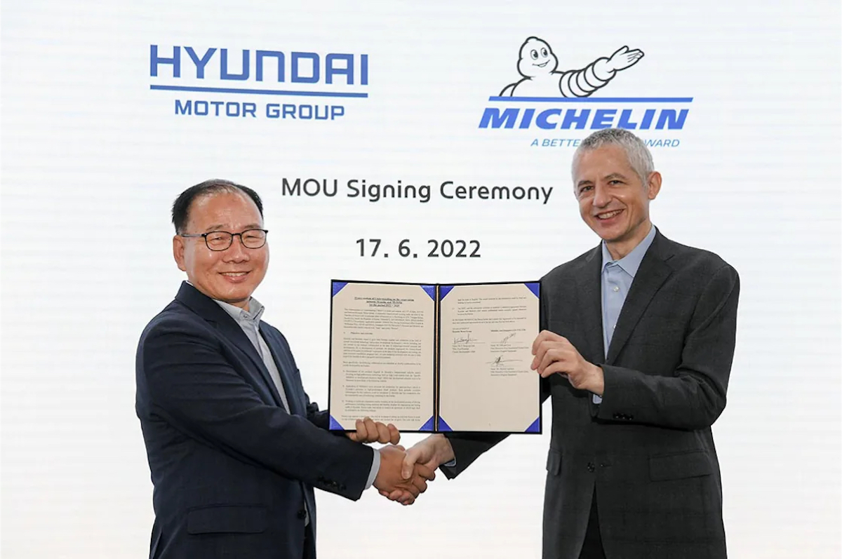 Hyundai e Michelin nuova collaborazione
