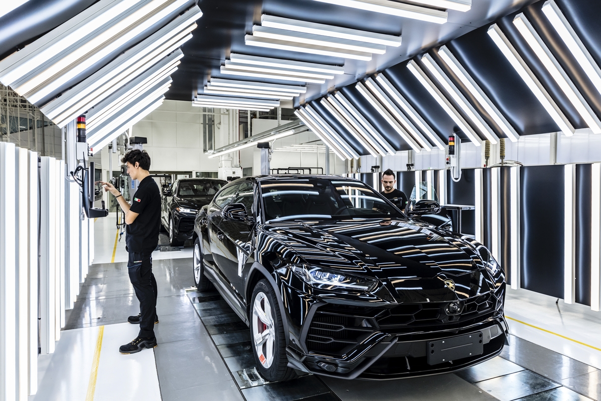Lamborghini Urus produzione