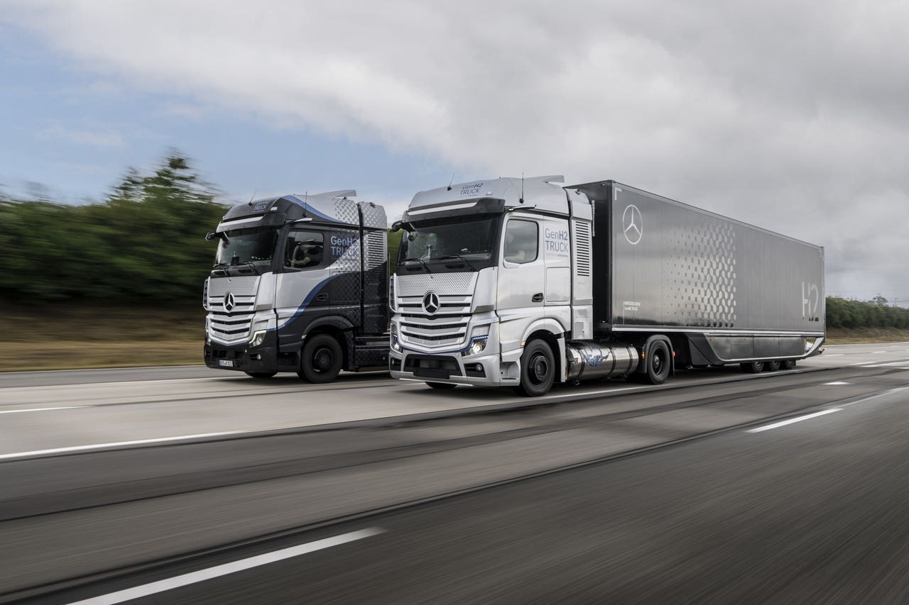 Mercedes-Benz GenH2 Truck prototipo idrogeno liquido