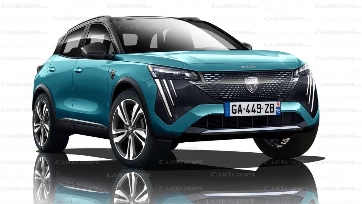 Peugeot 3008 2023 render