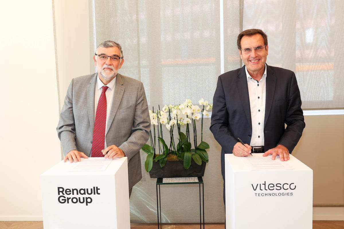 Gruppo Renault e Vitesco Technologies partnership