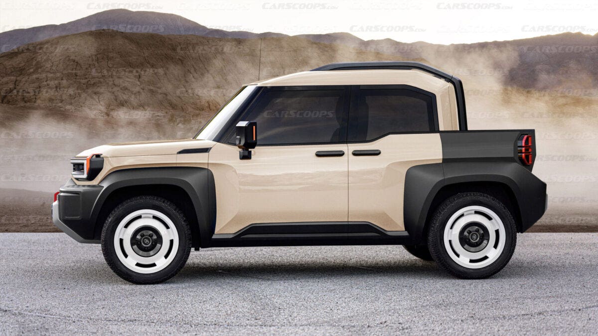 Toyota Compact Cruiser EV render