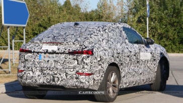 Audi Q6 e-tron Sportback foto spia
