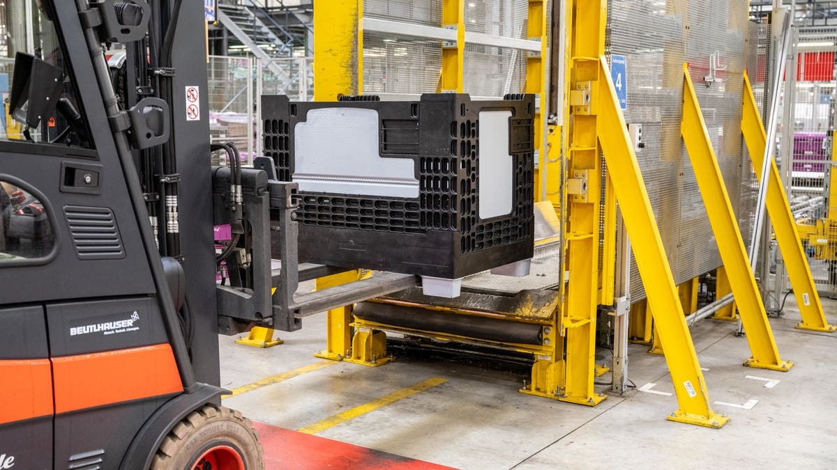 Gruppo BMW imballaggio sostenibile logistica