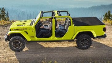 Jeep Gladiator High Velocity Yellow