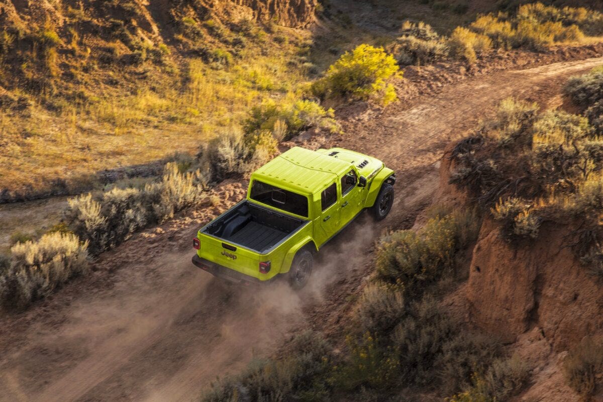 Jeep Gladiator High Velocity Yellow