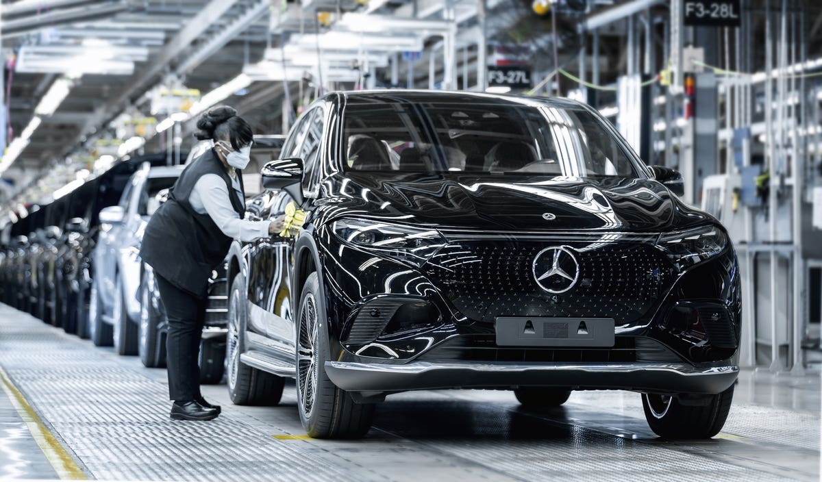 Mercedes EQS SUV produzione Tuscaloosa