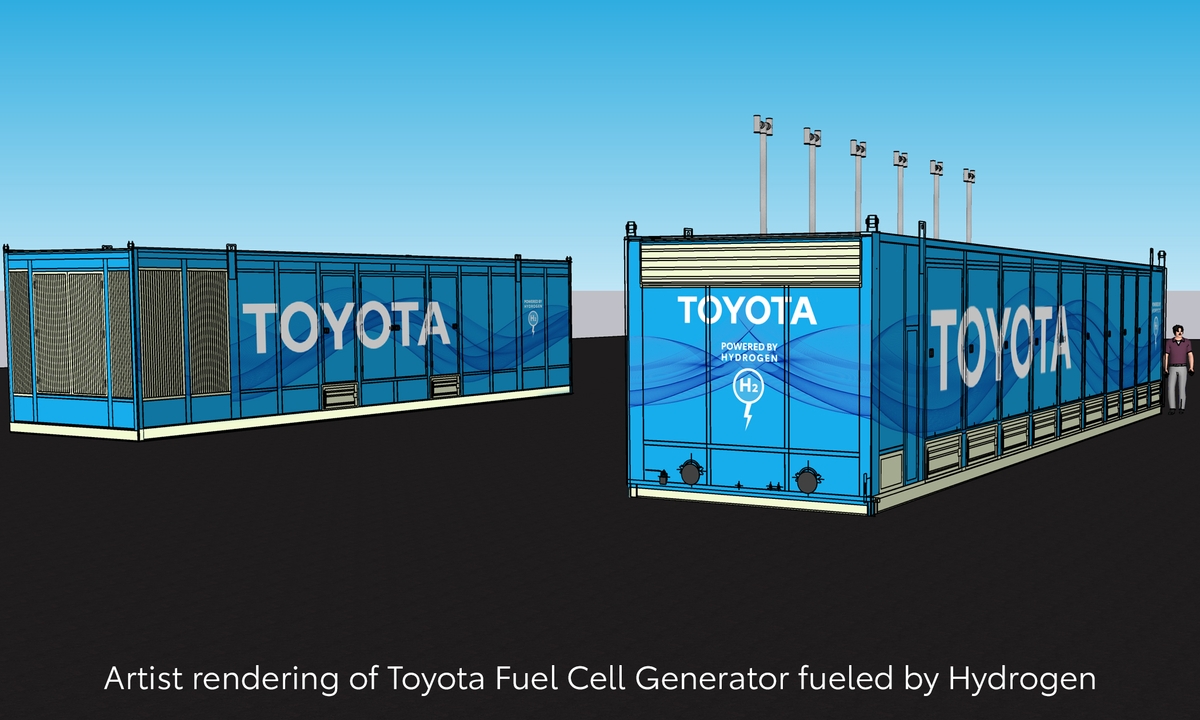 Toyota sistemi di celle a combustibile megawatt