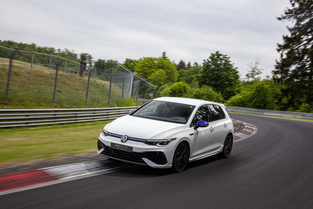 Volkswagen Golf R 20 Years record Nurburgring