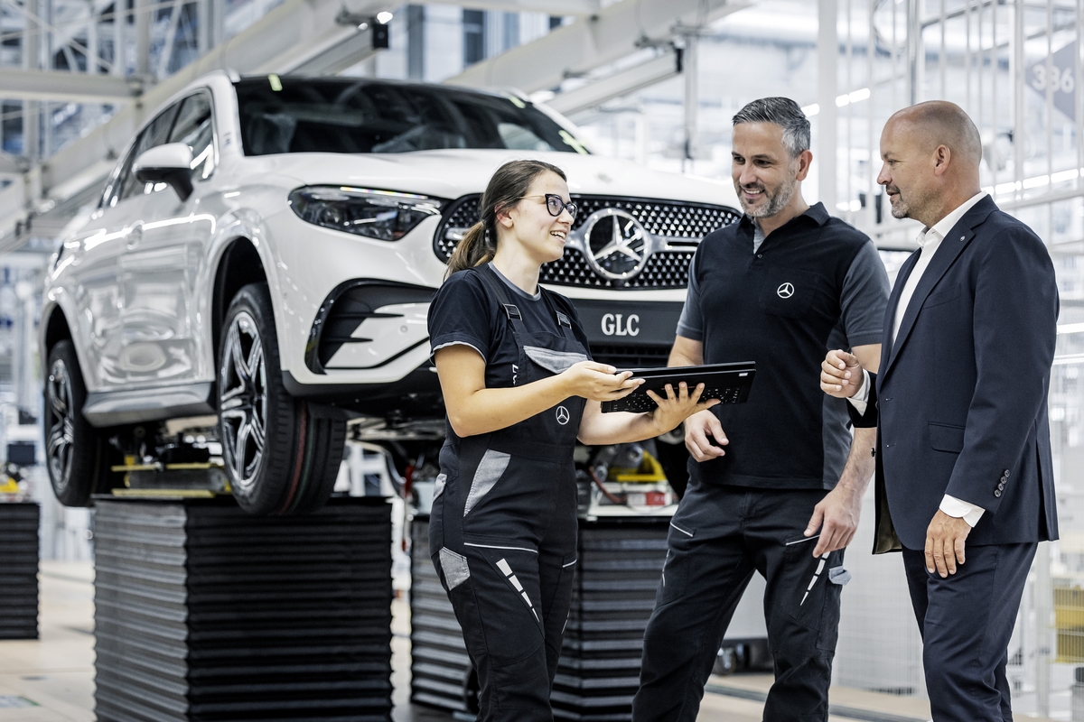 Nuovo Mercedes GLC produzione