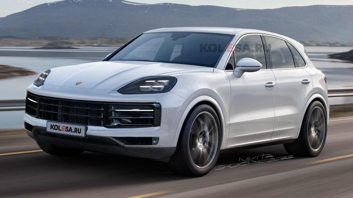 Porsche Cayenne render