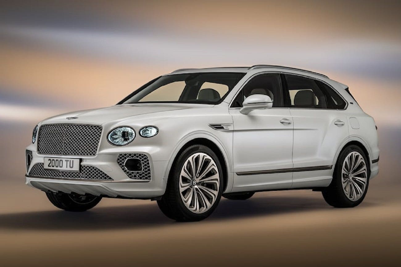 Bentley Bentayga bianca