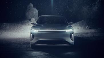 Lucid Gravity frontale
