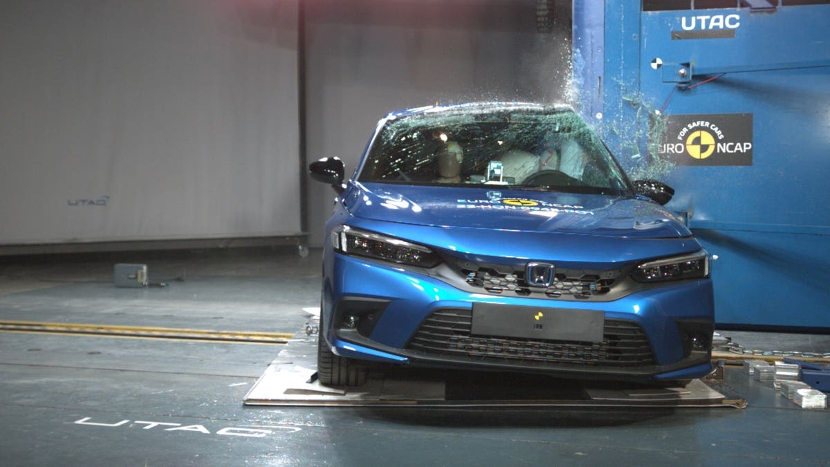 Nuova Honda Civic test Euro NCAP