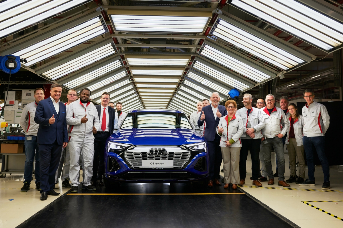 Audi Q8 e-tron produzione Bruxelles