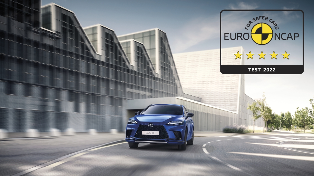 Nuovo Lexus RX cinque stelle Euro NCAP