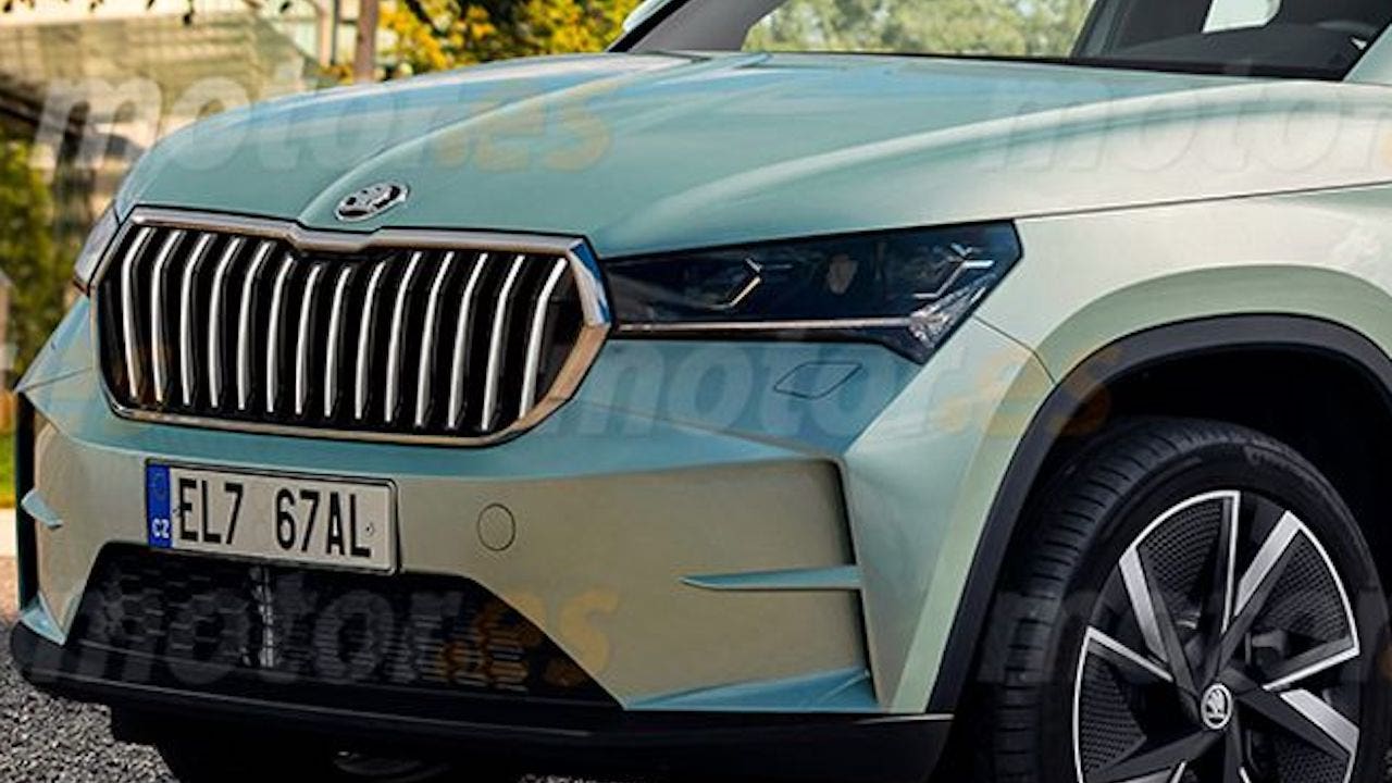 Skoda Kodiaq 2024 render