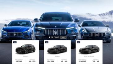 Nuovo sito web Maserati