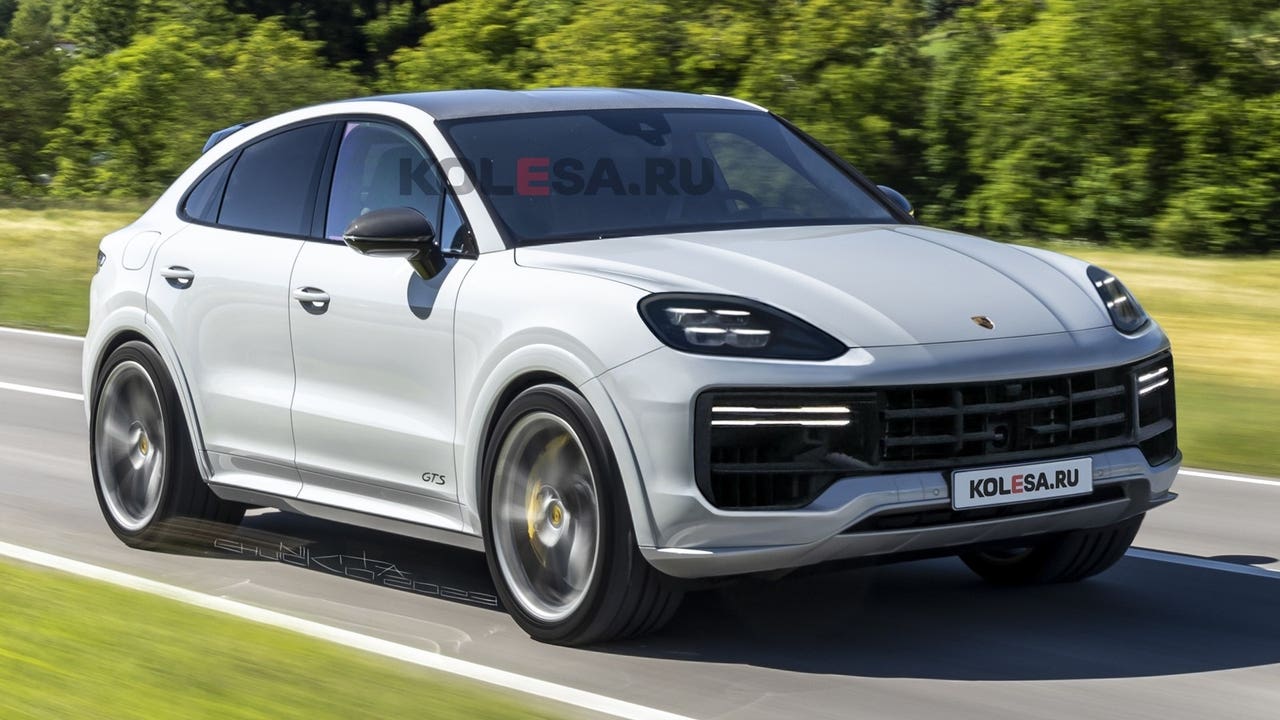 Porsche Cayenne Coupé 2024 render Kolesa