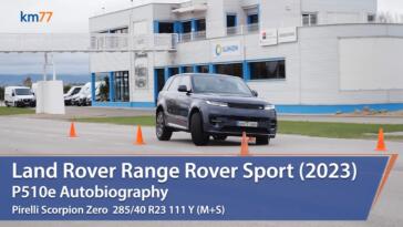 Range Rover Sport 2023 test alce