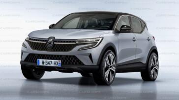 Renault Captur 2024 render