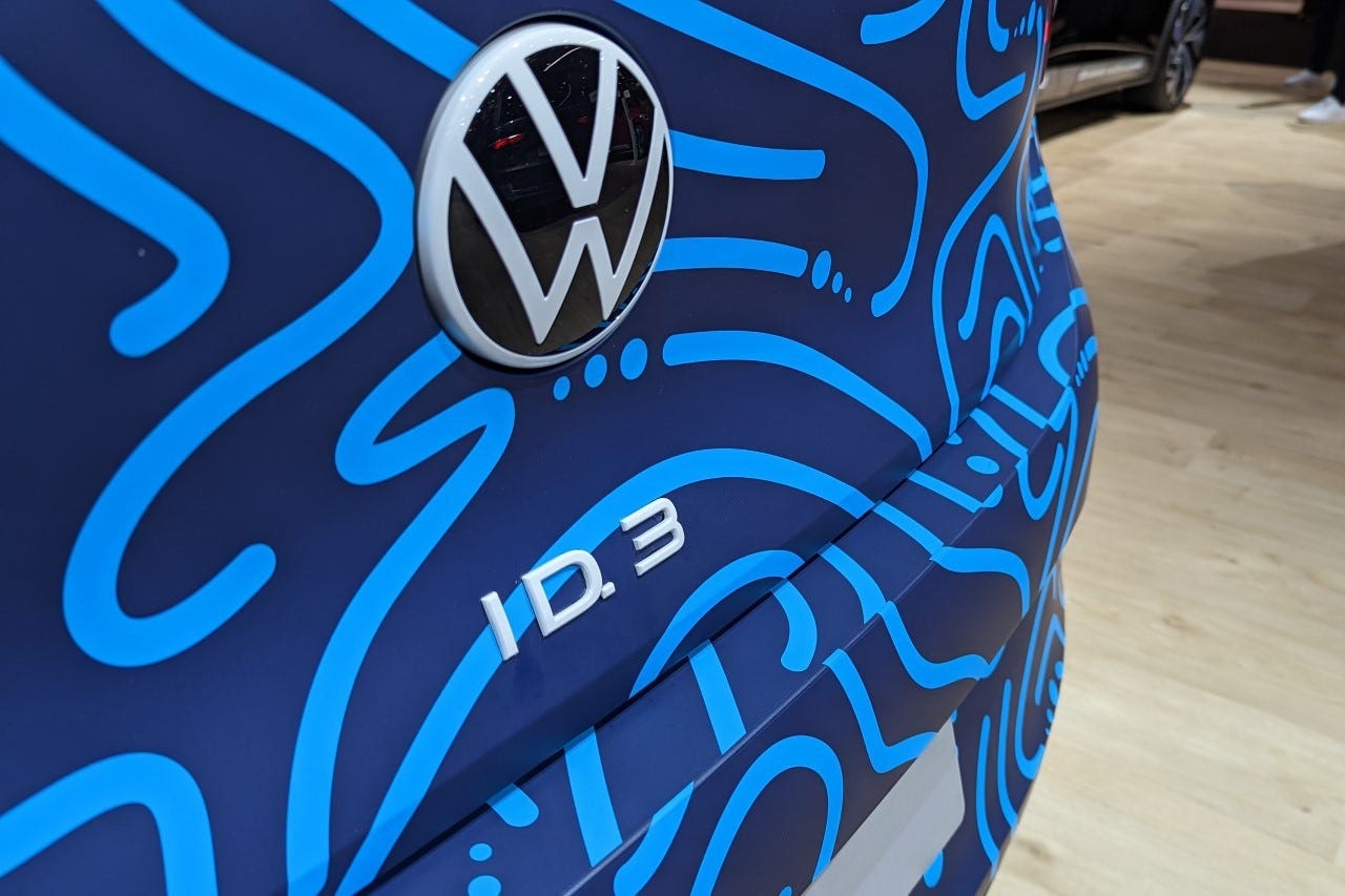 Volkswagen ID.3 nuovo restyling prototipo