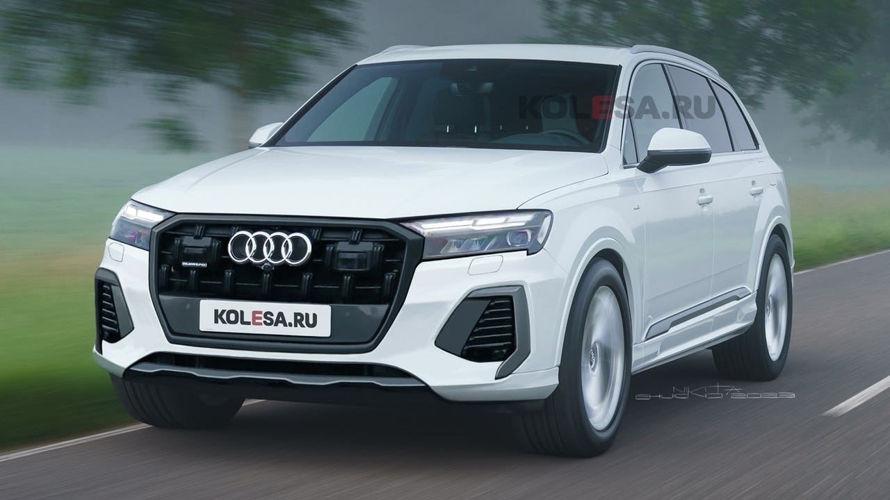 Audi Q7 2024 render Kolesa