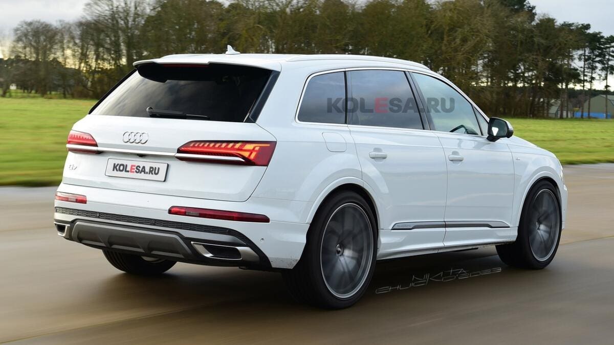 Audi Q7 2024 render Kolesa