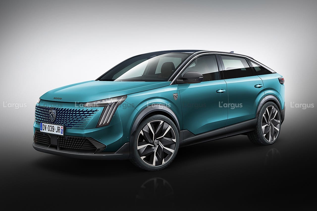 Peugeot e-3008 2024 render