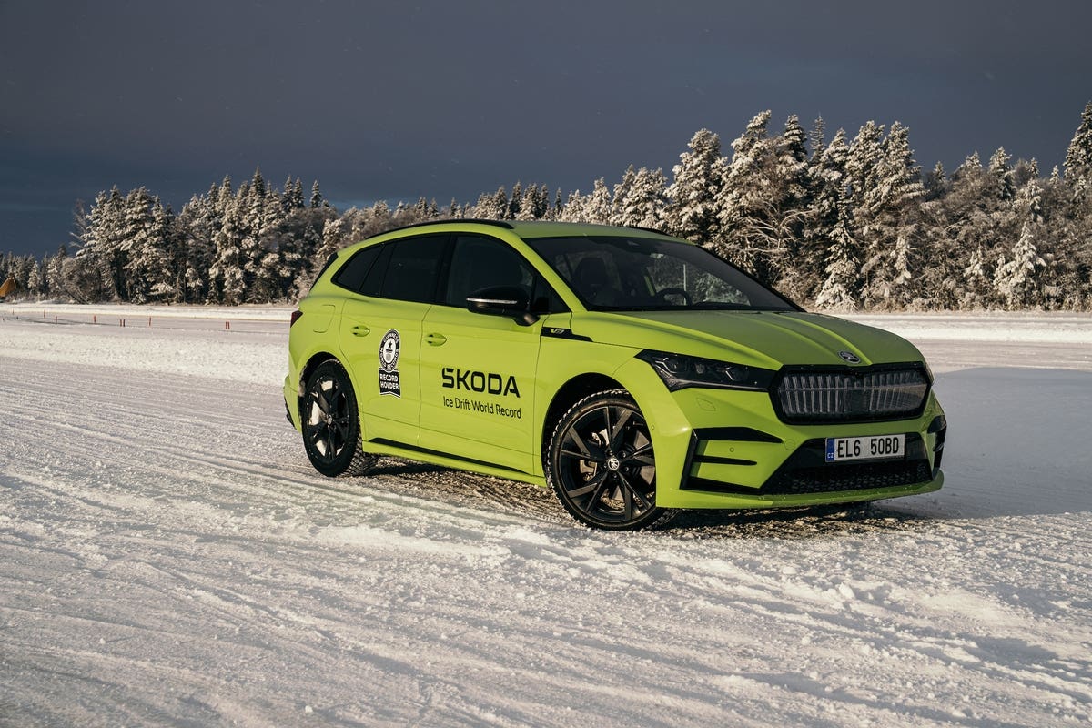 Skoda Enyaq RS iV Guinness World Records