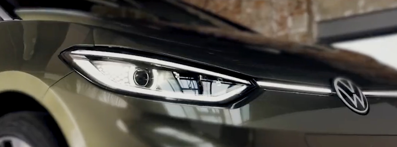 Volkswagen ID.3 2024 nuovi fari anteriori teaser