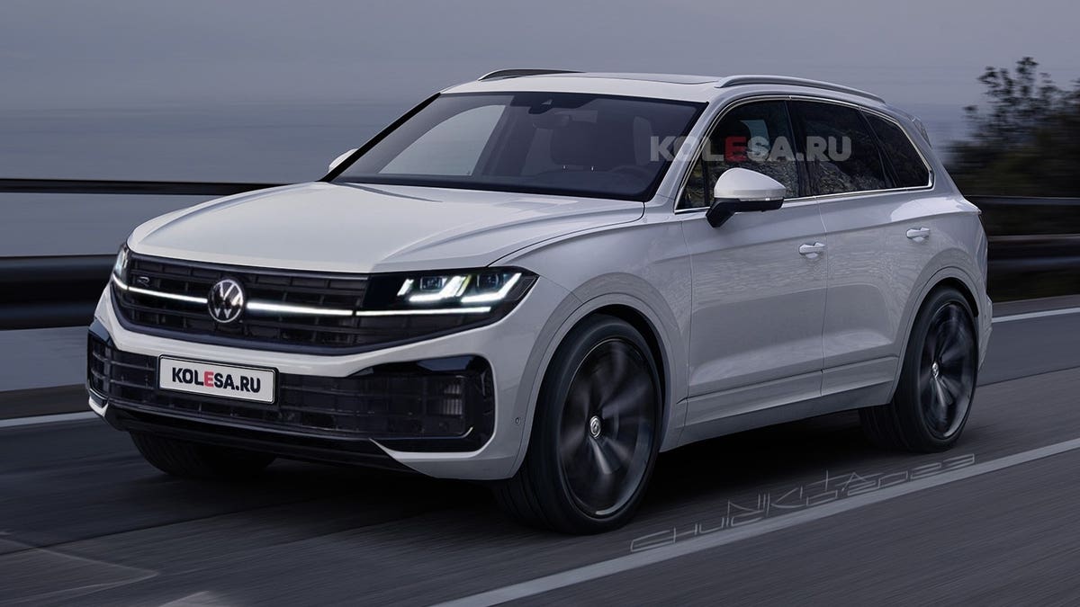 Volkswagen Touareg 2024 render Kolesa