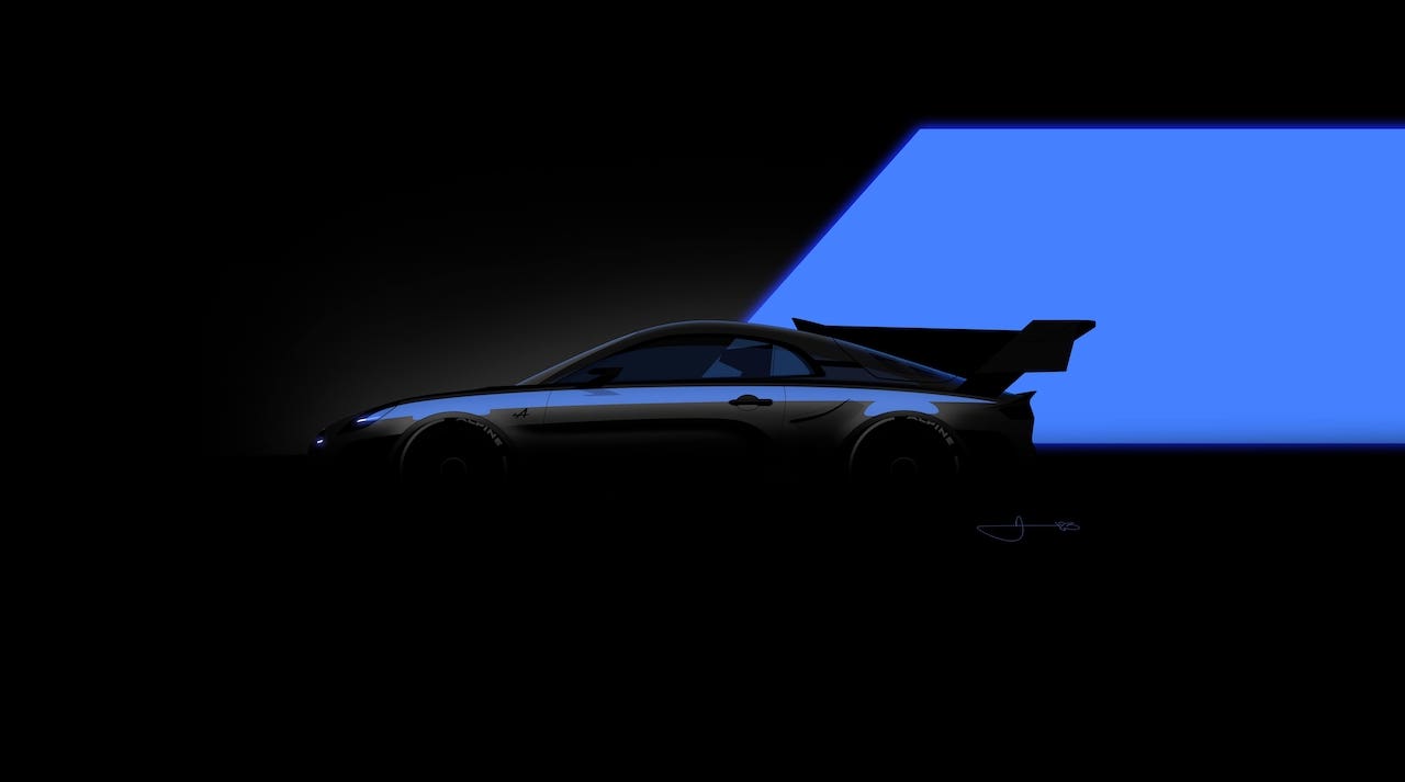 Alpine A110 GT4 Evo teaser