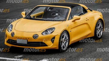 Alpine A110 Targa render