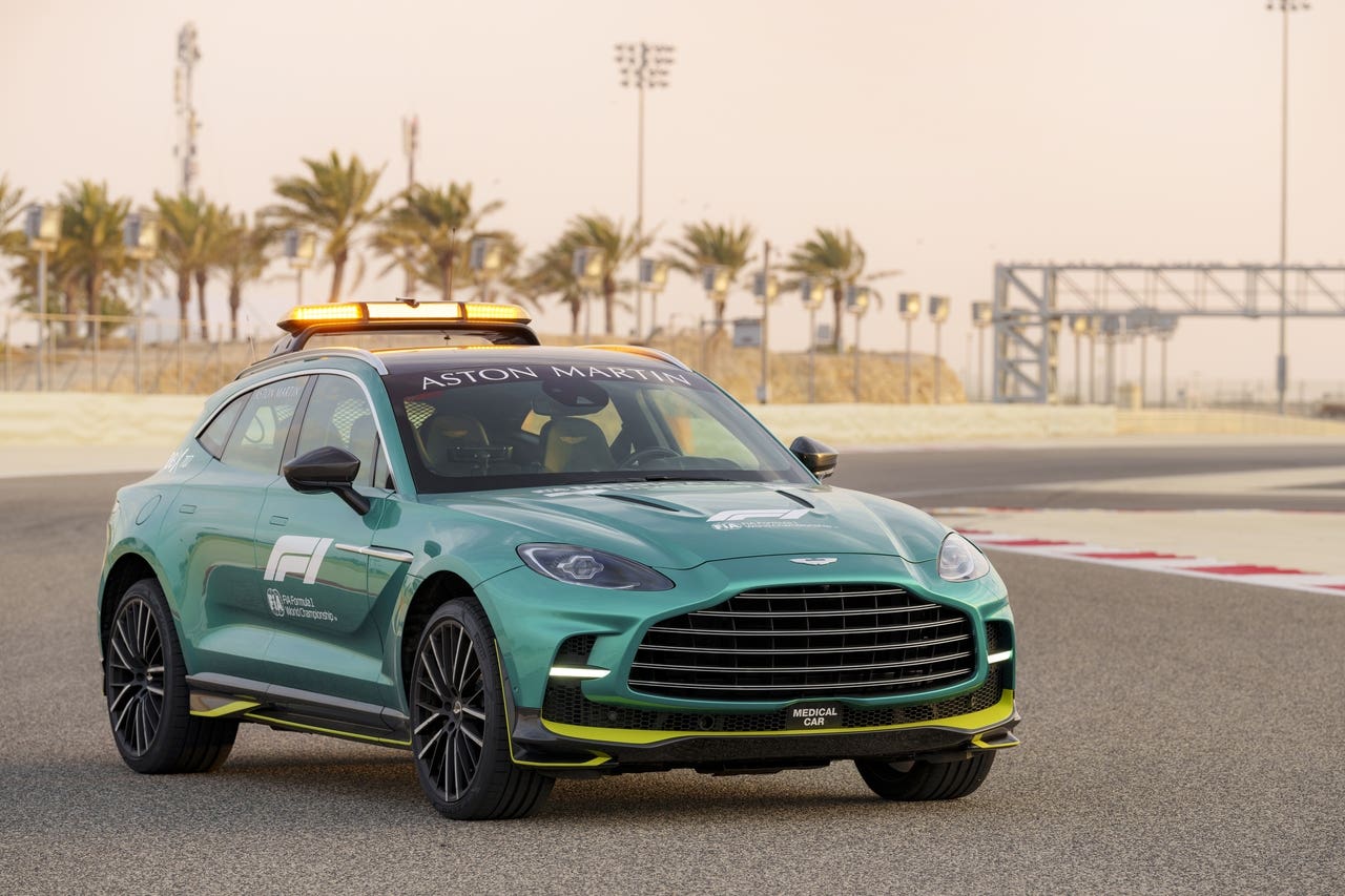 Aston Martin DBX707 medical car Formula 1