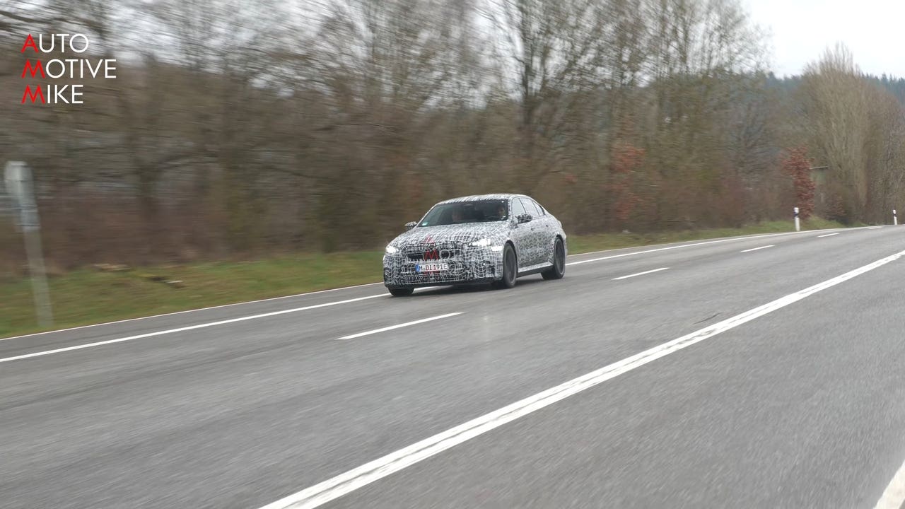 BMW M5 2025 prototipo Nurburgring