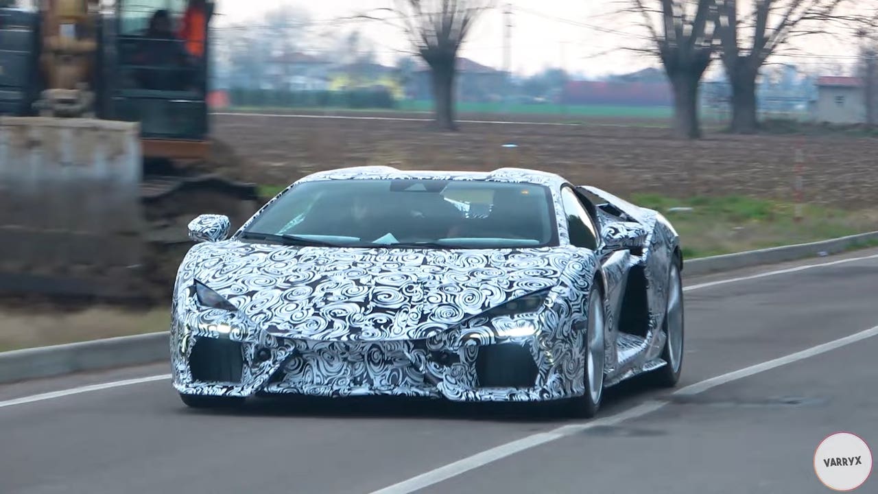 Lamborghini Aventador successore nuovo prototipo